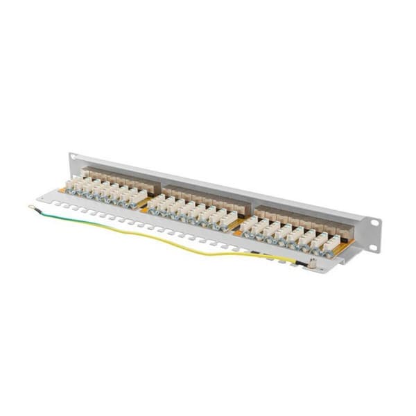 24-porttinen UTP Kategoria 5e kytkentäpaneeli Lanberg PPSA-1024-S
