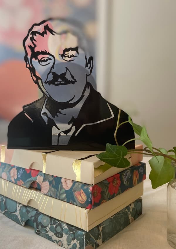 Bokstøtte Hasse Alfredson Novellix