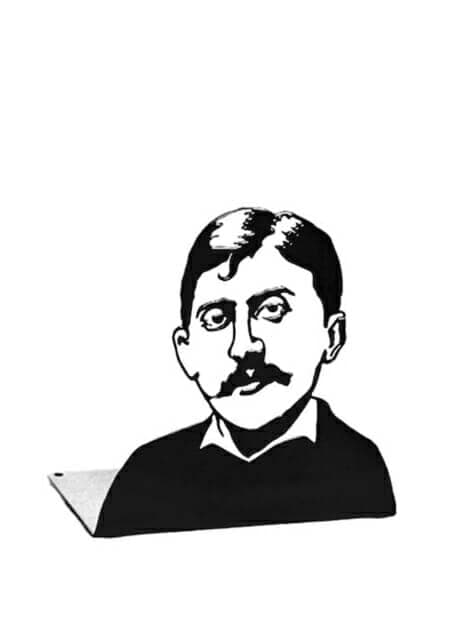 Bokstöd Marcel Proust Novellix