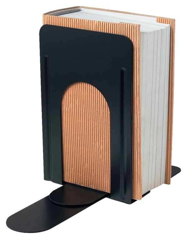 Bokstöd 230X150mm svart 2-pack