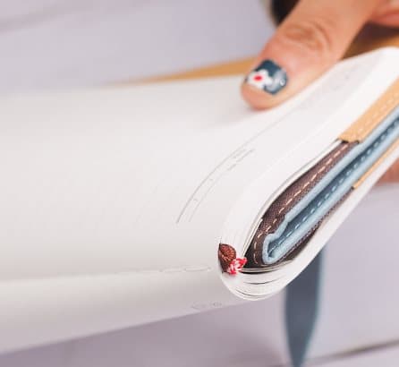 A6 80-arks journalnotesbog til skole, rejser, forretning, arbejde