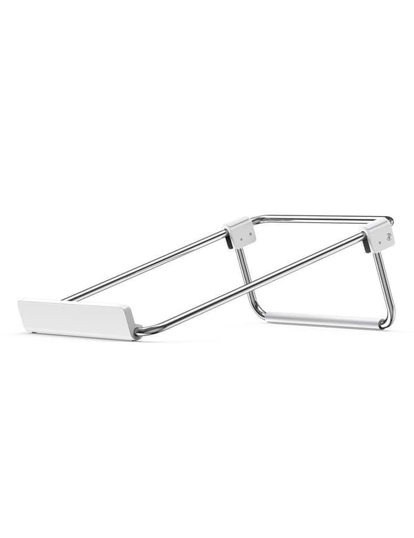 STAND notebook Ugreen 15.6", "LP230" full aluminiu, ajustabil, silver "80348" - 6957303883486 Rostfritt stål, Vit