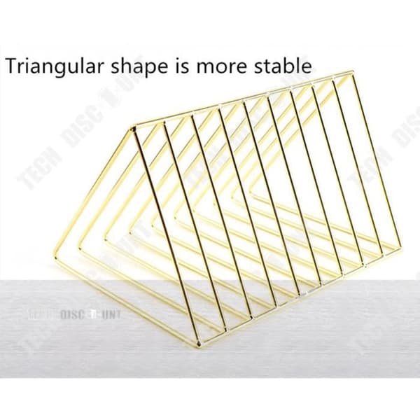 TD® förvaringsställ designad kokboksläsbord för barn genomskinlig bokhylla toalett metall anteckningsbok arrangör