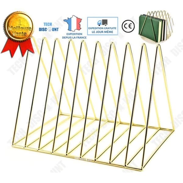 TD® förvaringsställ designad kokboksläsbord för barn genomskinlig bokhylla toalett metall anteckningsbok arrangör
