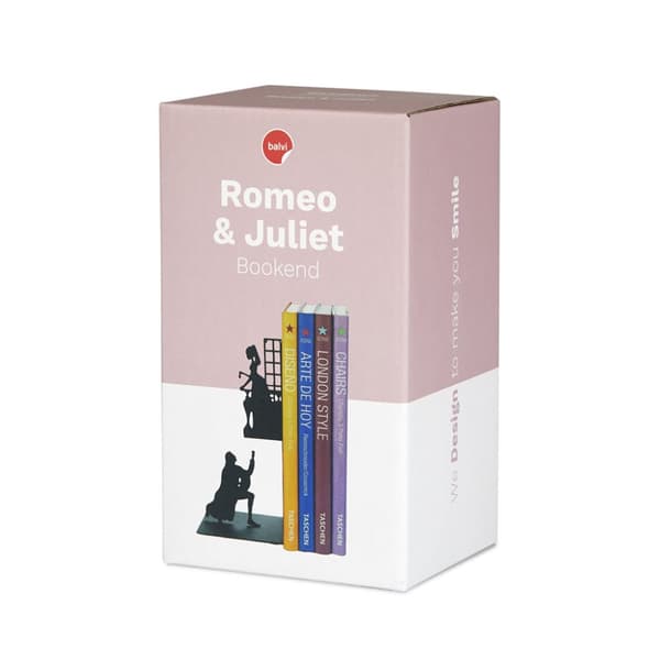 Bookend Romeo & Juliet Black Metal Balvi