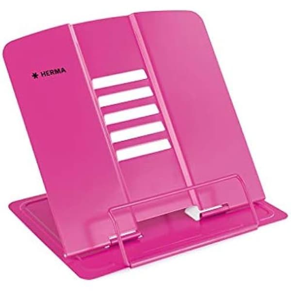Bokstöd - HERMA - Metall - Justerbar i 5 nivåer - Halkfri - 19,8 x 22,2 cm ihopfälld
