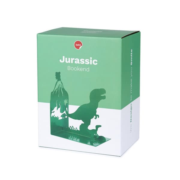 Bokstöd Jurassic Grön Metall Balvi