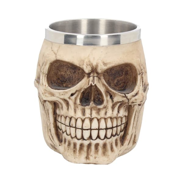 Grinning Skull Tankard 16cm