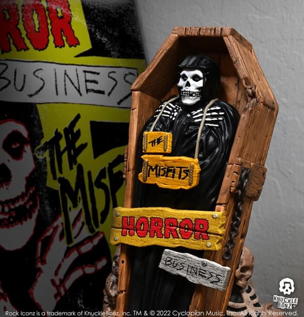 Rock Iconz Statyett: Misfits 3D Vinyl Statue Horror Business 25 cm