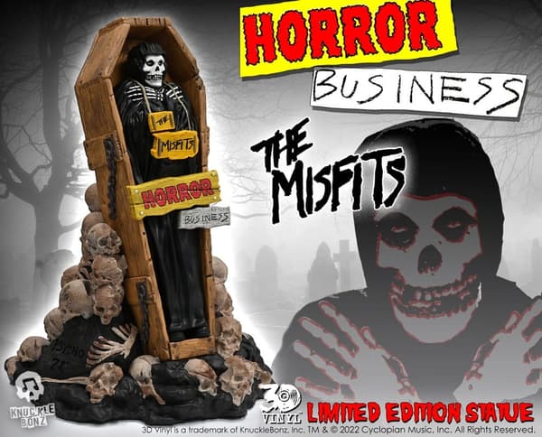Rock Iconz Statyett: Misfits 3D Vinyl Statue Horror Business 25 cm