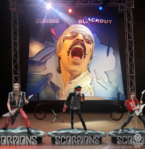 Rock Iconz Statyett: Scorpions 3D Vinyl - Blackout
