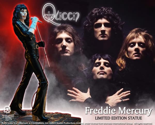 Rock Iconz Statue: Queen - Freddie Mercury (Sheer Heart Attack Era)