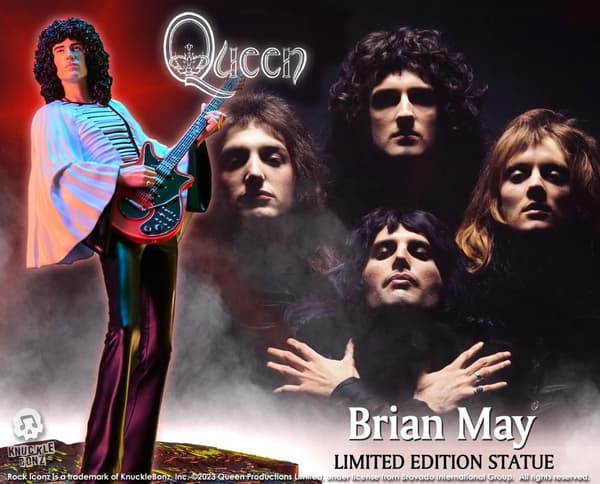 Rock Iconz Statue: Queen - Brian May (Sheer Heart Attack Era)
