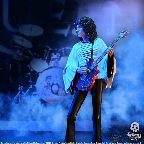 Rock Iconz Statue: Queen - Brian May (Sheer Heart Attack Era)