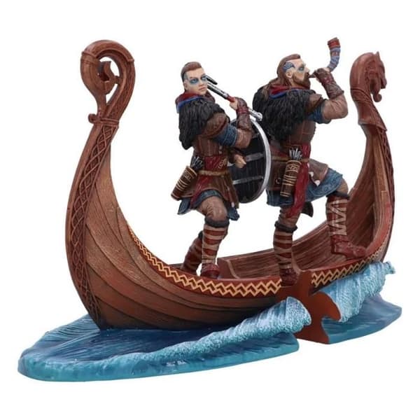 NEMESIS NOW ASSASSIN'S CREED VALHALLA VIKINGS BOOKEND B6363X3