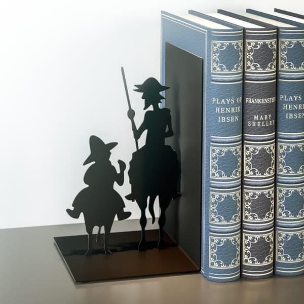 Bokstöd "Don Quijote" Svart