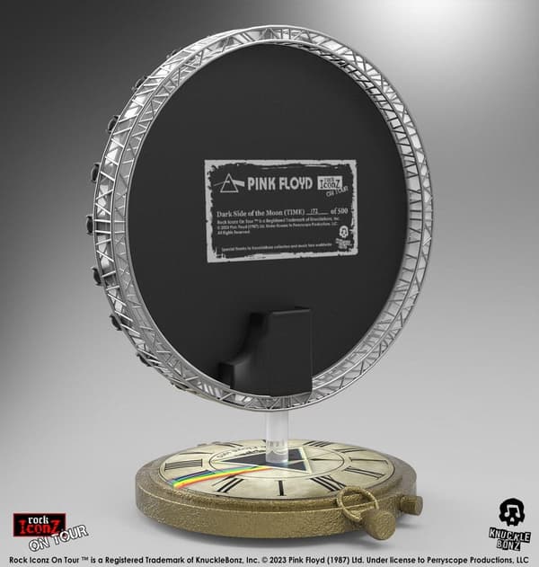 Rock Iconz Statyett: Pink Floyd - Statue Time Projection Screen (Dark Side of the Moon Tour) 25 cm