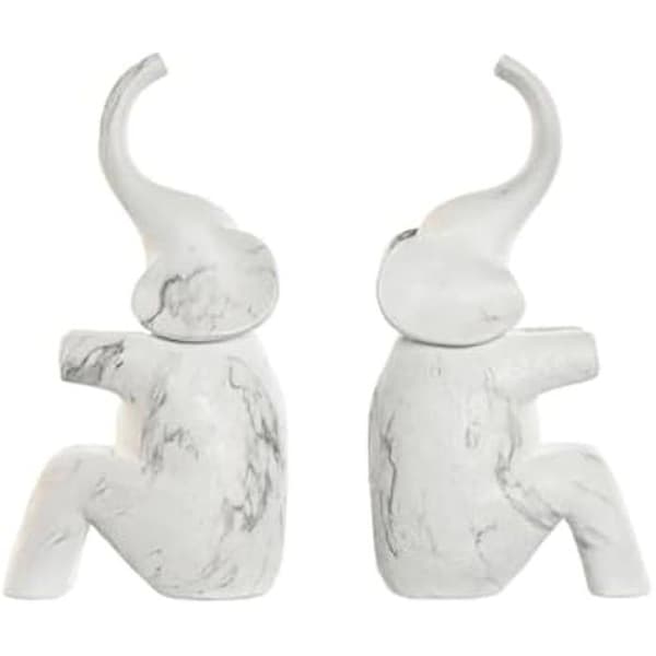 Bokstöd - HOME ESPRIT - Dekorativt hartselement - Flerfärgad - 14,5 x 9 x 29,5 cm