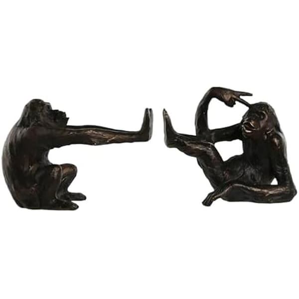 Bokstöd - HOME ESPRIT - Mono - Flerfärgad - 22,5 x 9,8 x 17 cm - Harts