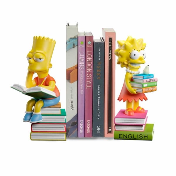 The Simpsons Bart &#38; Lisa bookends