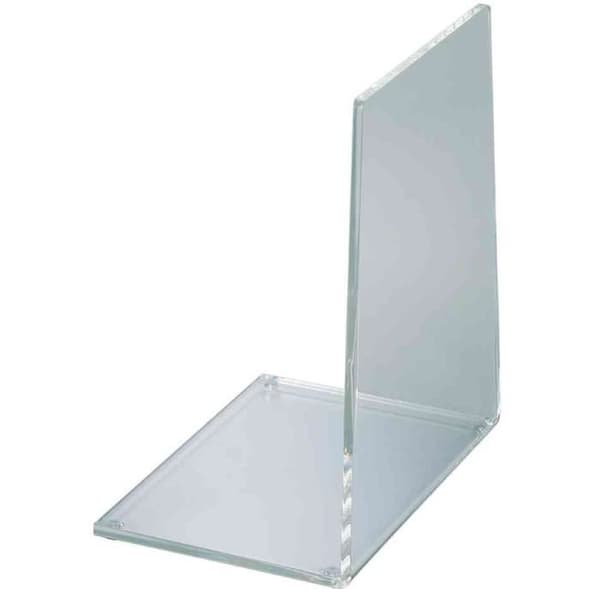 Bokstöd - MAUL - Transparent Akryl - Tjocklek 4 mm - Mått 93x136x158 mm - Antiglid