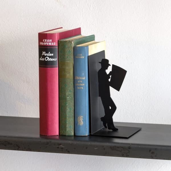 The Reader bokstöd - BALVI - Black metal - Design och diskret