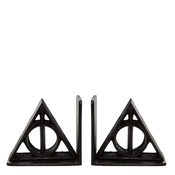 Paperweight - Enesco bokstöd - 6007109 - Wizarding World of Harry Potter Deathly Hallows Bokstöd Svart 13 cm