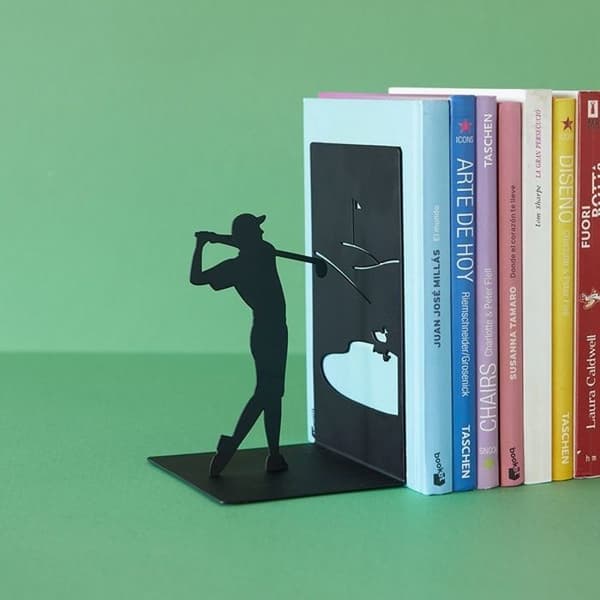 Bokstöd - Balvi - Backswing - Metall - Svart - Golfdesign