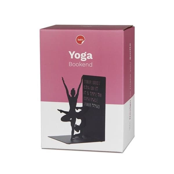 Bokstöd - Balvi - Yoga - Metall - Svart - Originaldesign