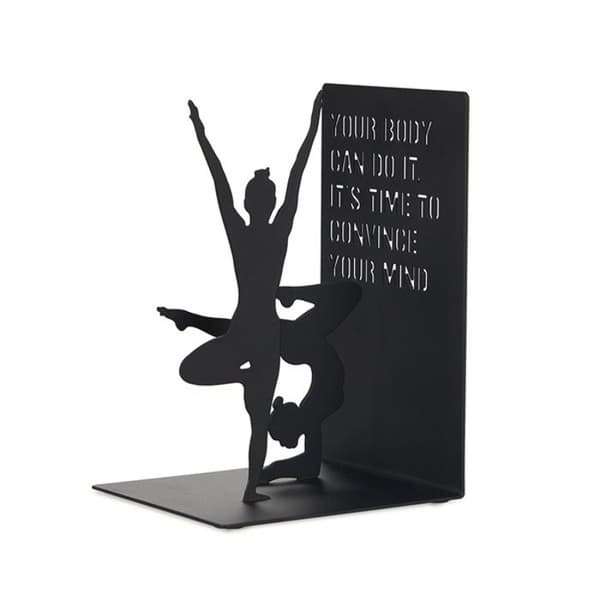 Bokstöd - Balvi - Yoga - Metall - Svart - Originaldesign