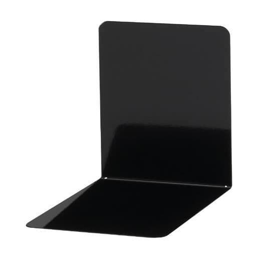 Bokstöd - Metallisk - Svart - 14 x 12 x 14 cm - Magnetisk - Oförstörbar i thermolackerat stål