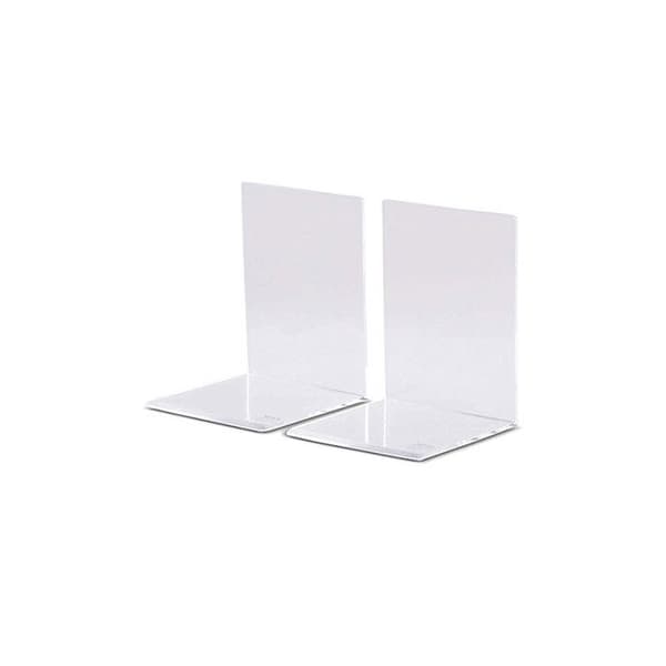 Acrylbokställ - MAUL - 80 x 100 x 100 mm - Fasede kanter - 2-pack
