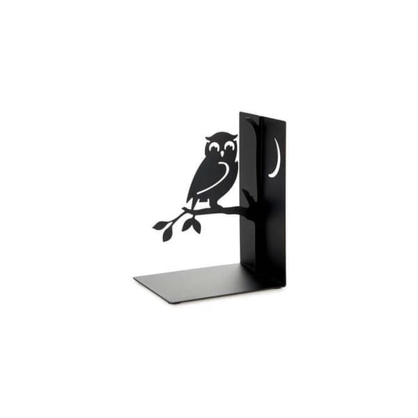 Bokstöd i svart metall Animals Bird Black