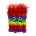 Miniatyrbild 2 av 2: Anteckningsbok Fluffig Regnbågs Katt