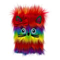 Miniatyrbild 1 av 2: Anteckningsbok Fluffig Regnbågs Katt