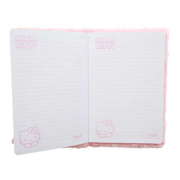 Fluffy Hello Kitty Notebook