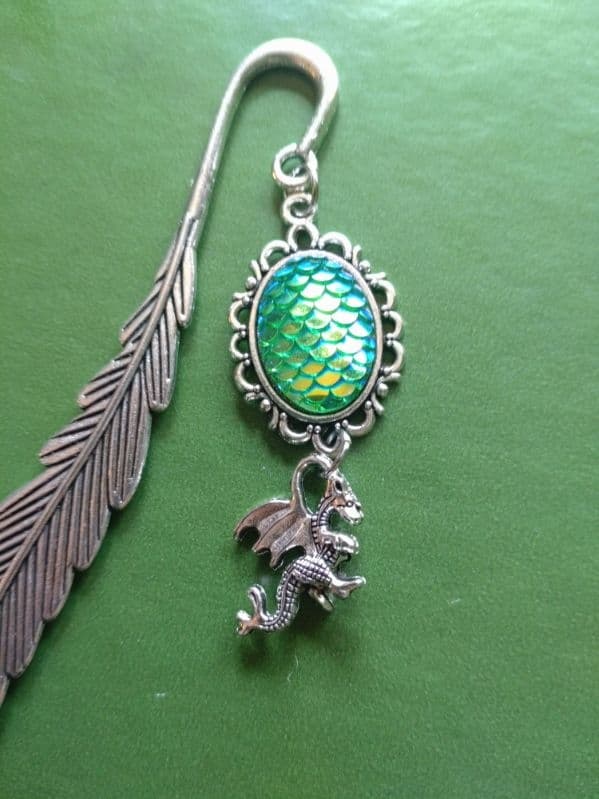 Bookmark - Feather - Dragon - Scales