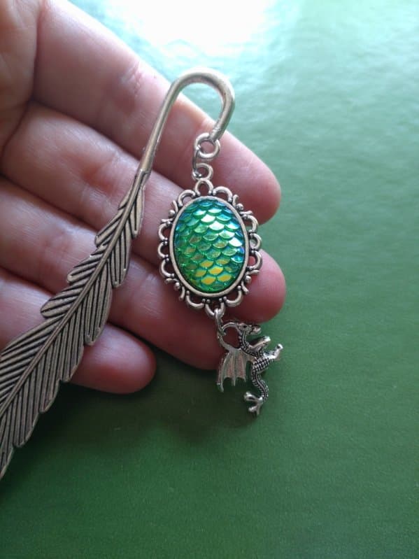 Bookmark - Feather - Dragon - Scales
