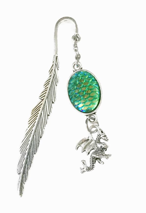 Bookmark - Feather - Dragon - Scales