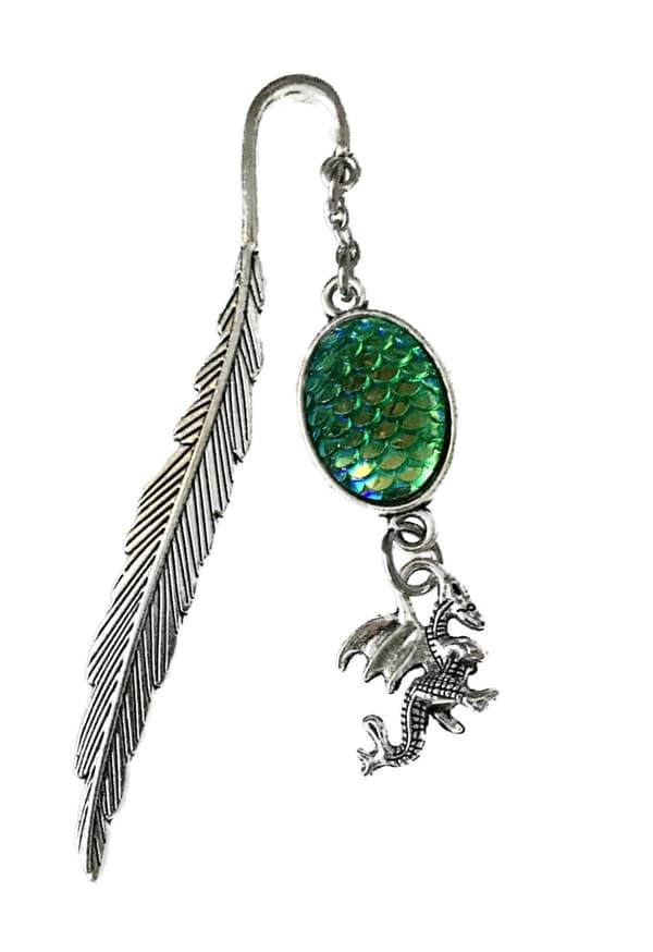 Bookmark - Feather - Dragon - Scales