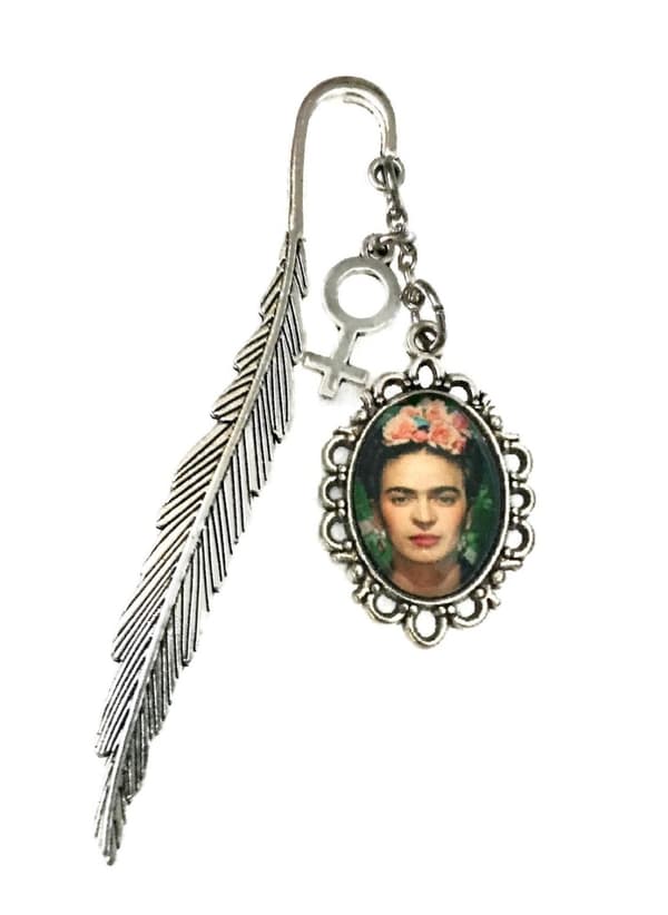 Bookmark - Feather - Frida Kahlo - Female Symbol