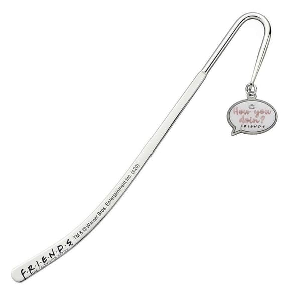Friends How You Doin? Bookmark Silver One Size