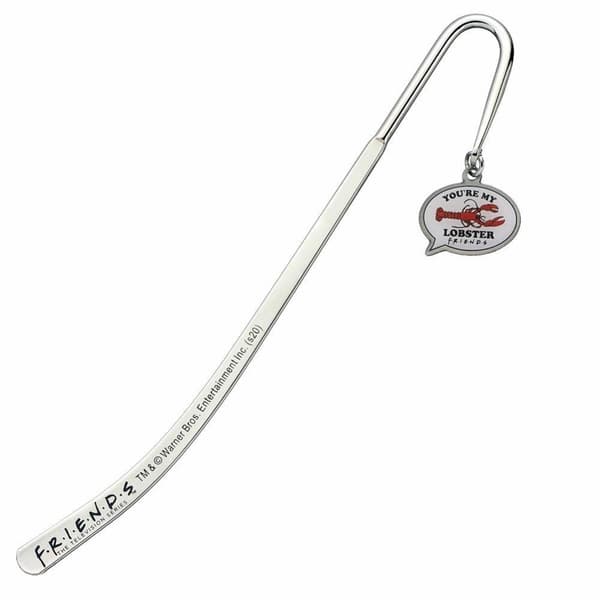 Friends Lobster Bookmark Silver One Size