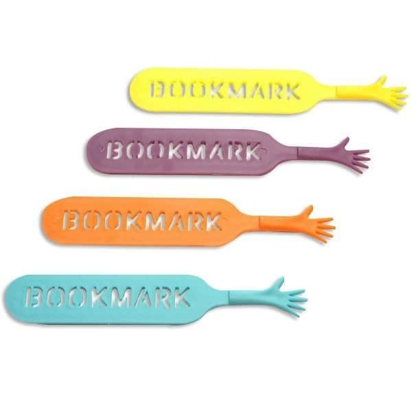 4 bokmärken stil händer hjälper mig objekt deco hem ovanlig design