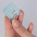 Miniatyrbild 3 av 3: 5 gula metallbokmärken