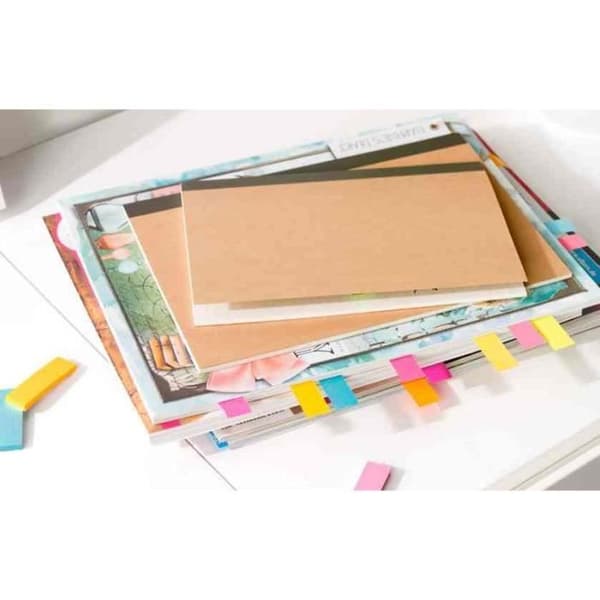 Bokmärke - POST-IT - Beachside - 12,7 x 44,4 mm - 5 x 50 stycken - Diverse färger