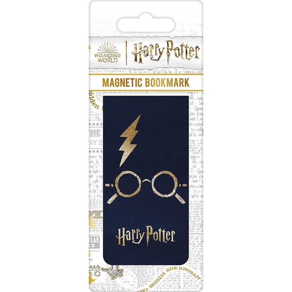 Harry Potter The Boy Who Lived Magnetic Bookmark Black/Gold 15.5in x 6in x 0.2in