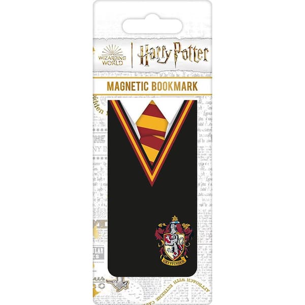 Harry Potter Gryffindor Uniform Magnetic Bookmark Black/Red One Size