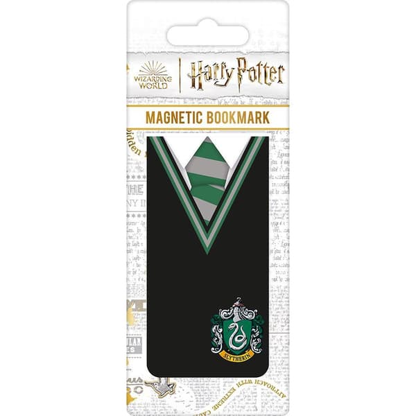 Harry Potter Slytherin Uniform Magnetic Bookmark Black/Green One Size