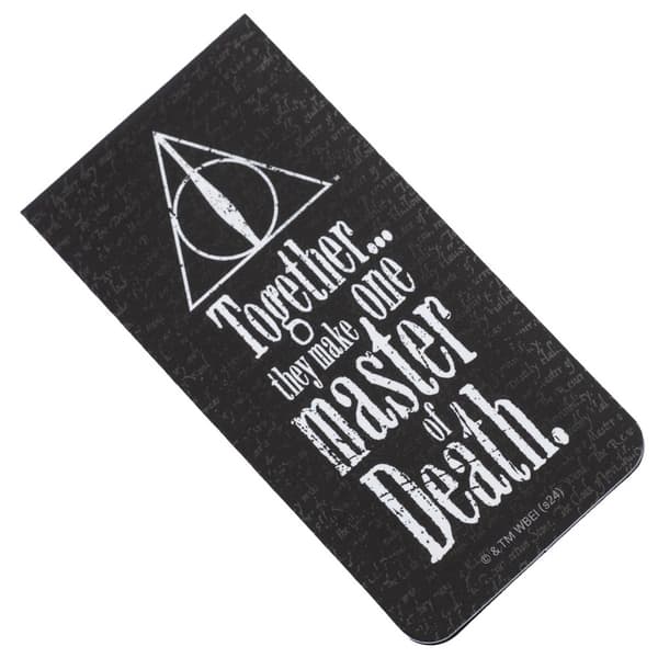 Harry Potter And The Deathly Hallows Together They Make One Master Of Death Magnetic Bookmark